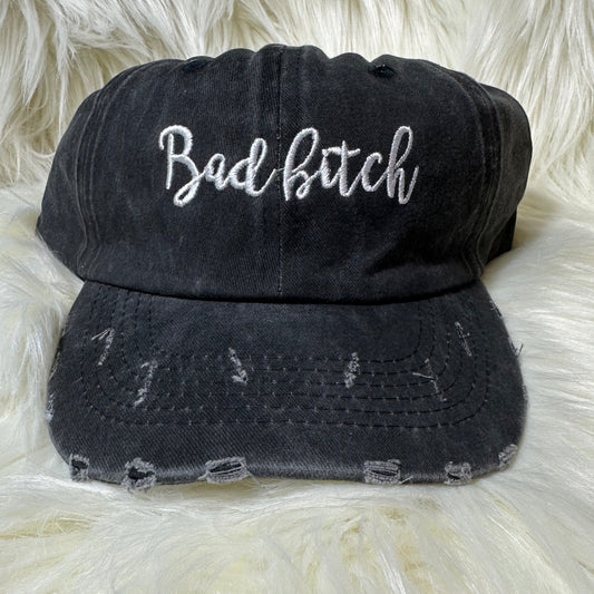 BAD BITCH DISTRESS CAP