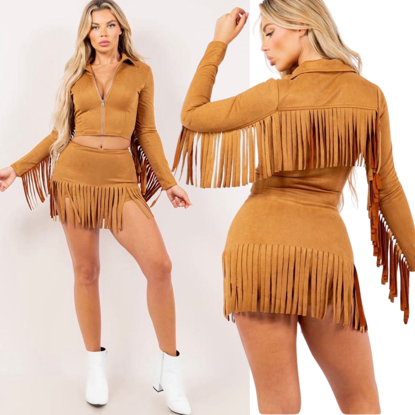 TEXAS CHIC SET - CAMEL