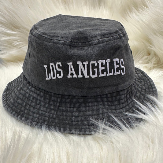 LOS ANGELES BUCKET HAT - BLACK
